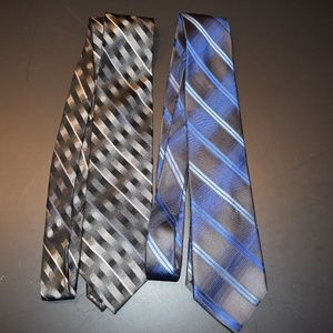 Set of Blue Arrow Ties